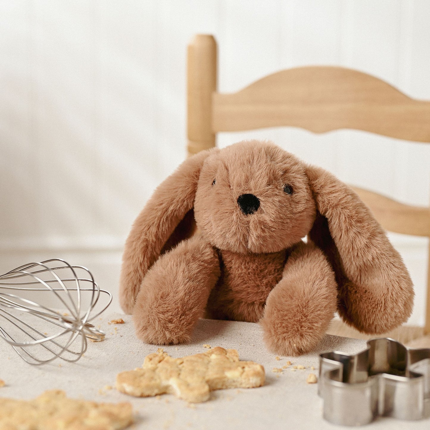 Cookie The Plush Long Leg Dark Brown Bunny 35cm