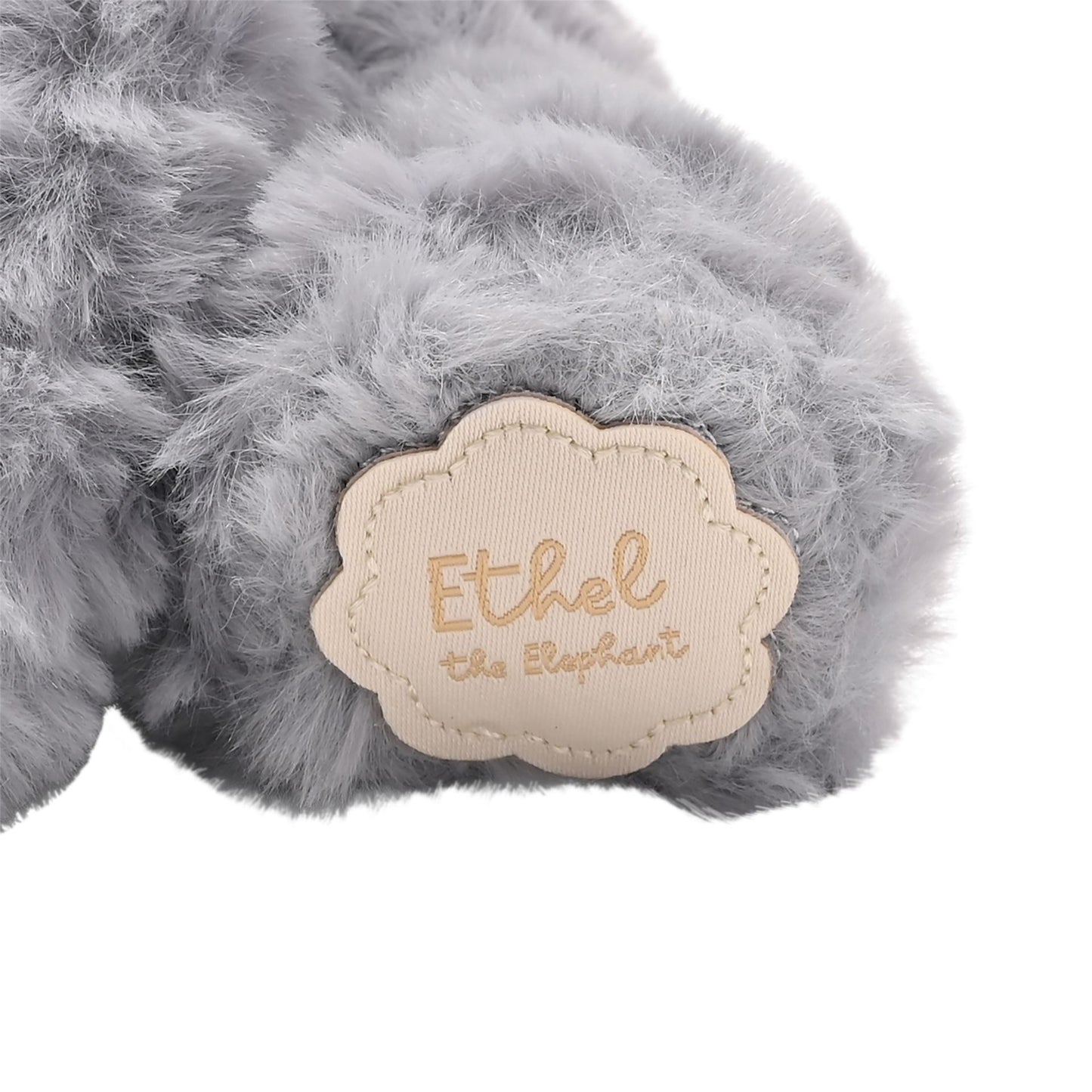 Ethel The Plush Sitting Grey Elephant