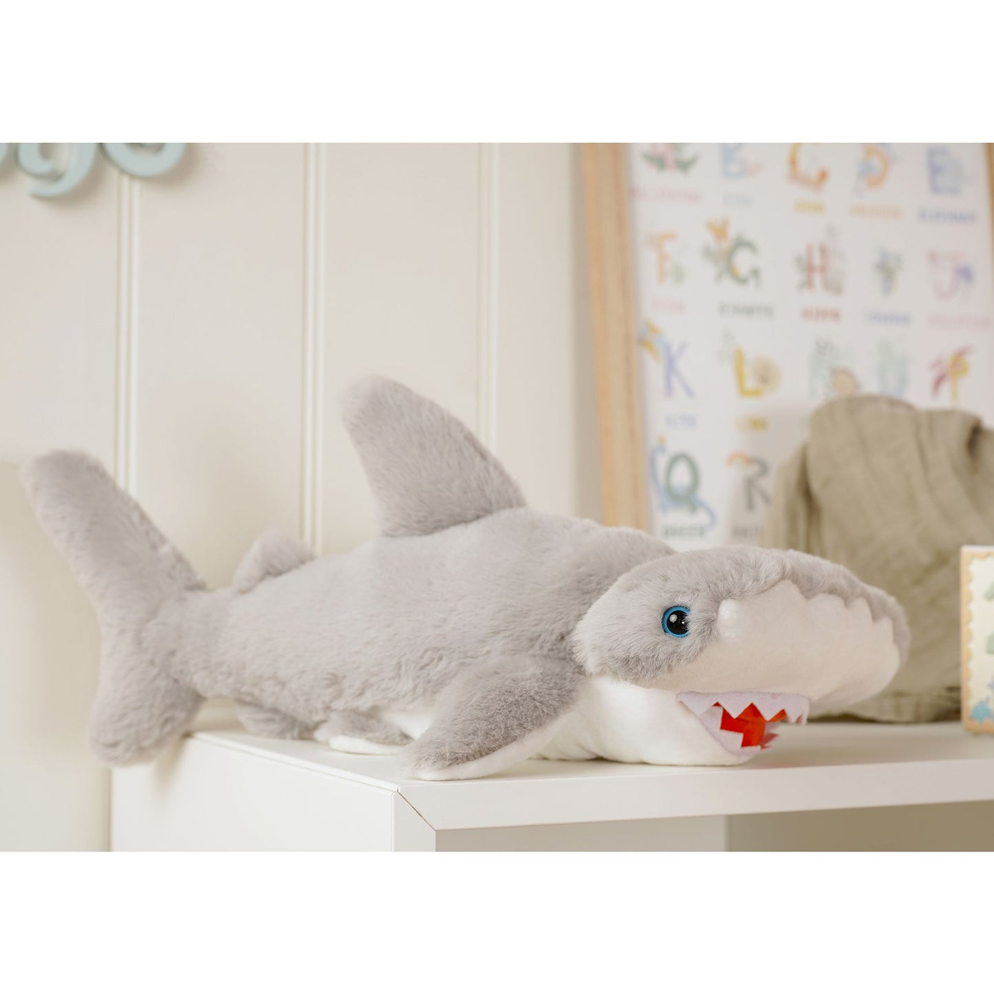 Harrison The Plush Grey HammerHead Shark 35cm