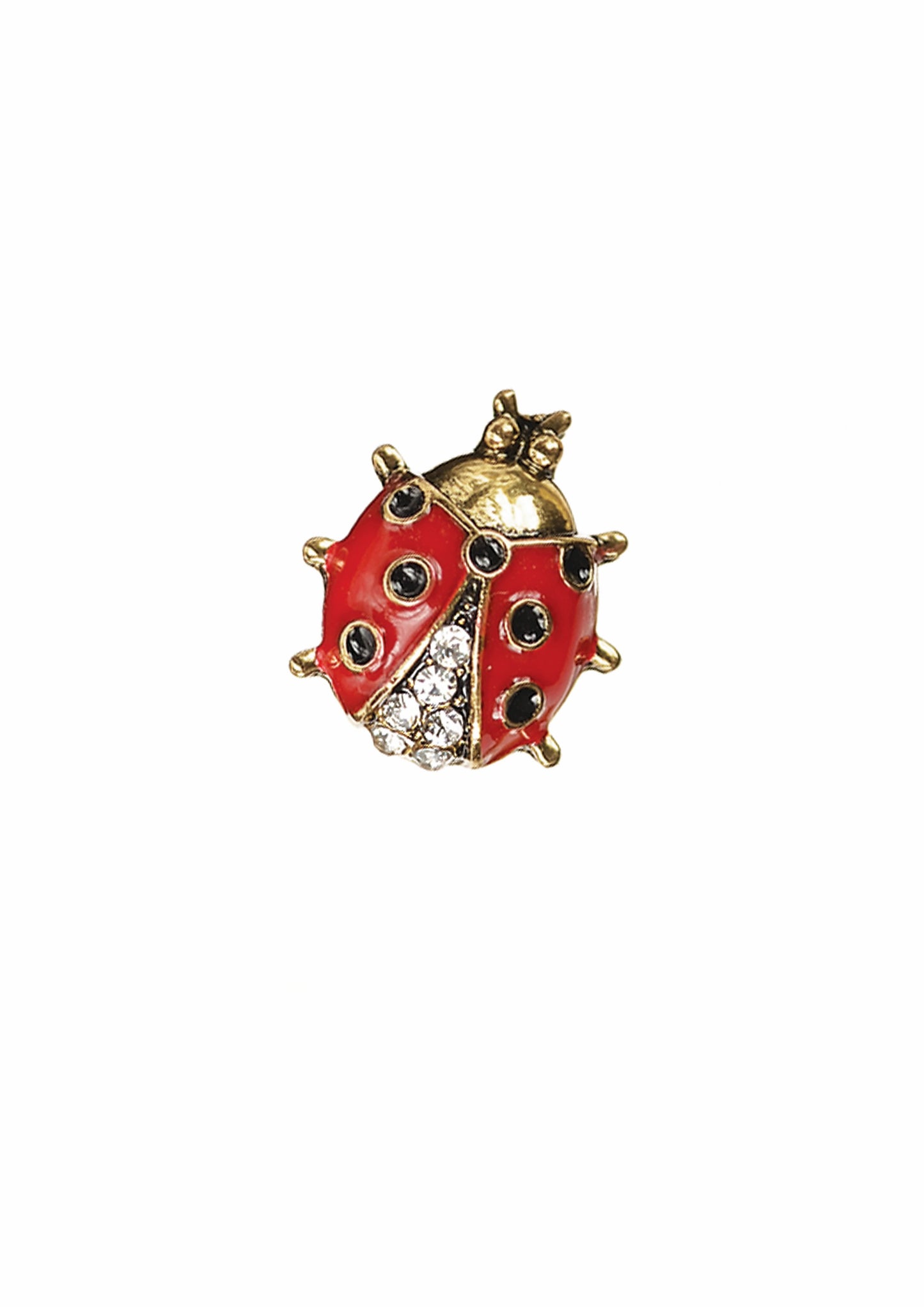 Ladybug Brooch Small