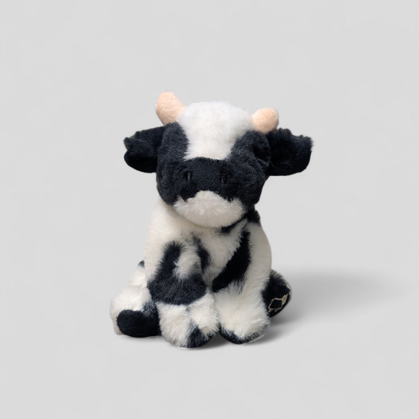 Mini Black and White Cow 11cm