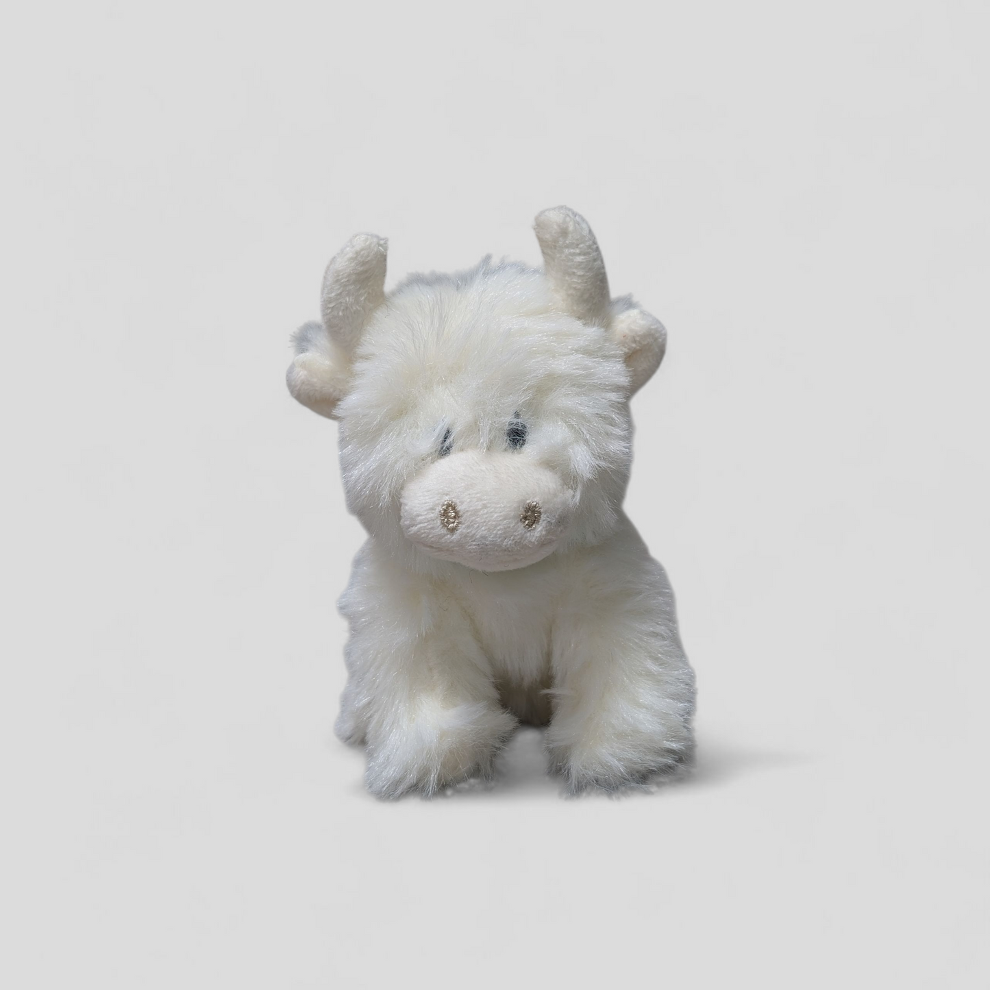 Mini Cream Highland Cow 11cm