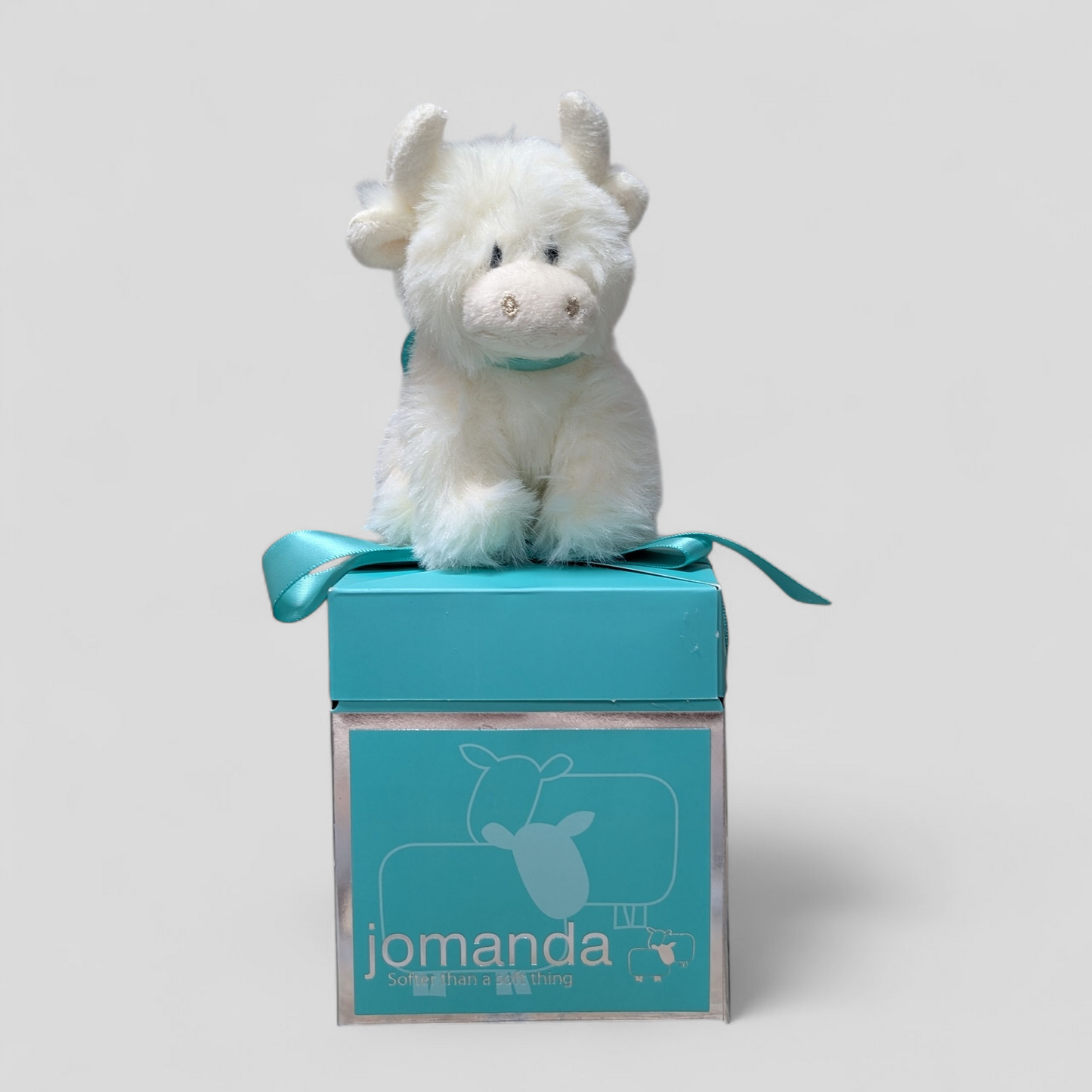 Mini Cream Highland Cow 11cm