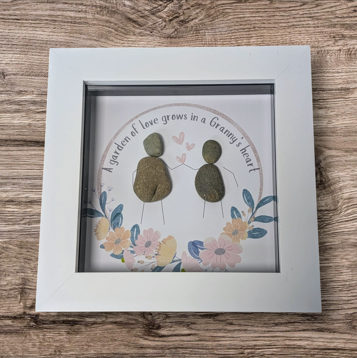 Granny Pebble Art Frame