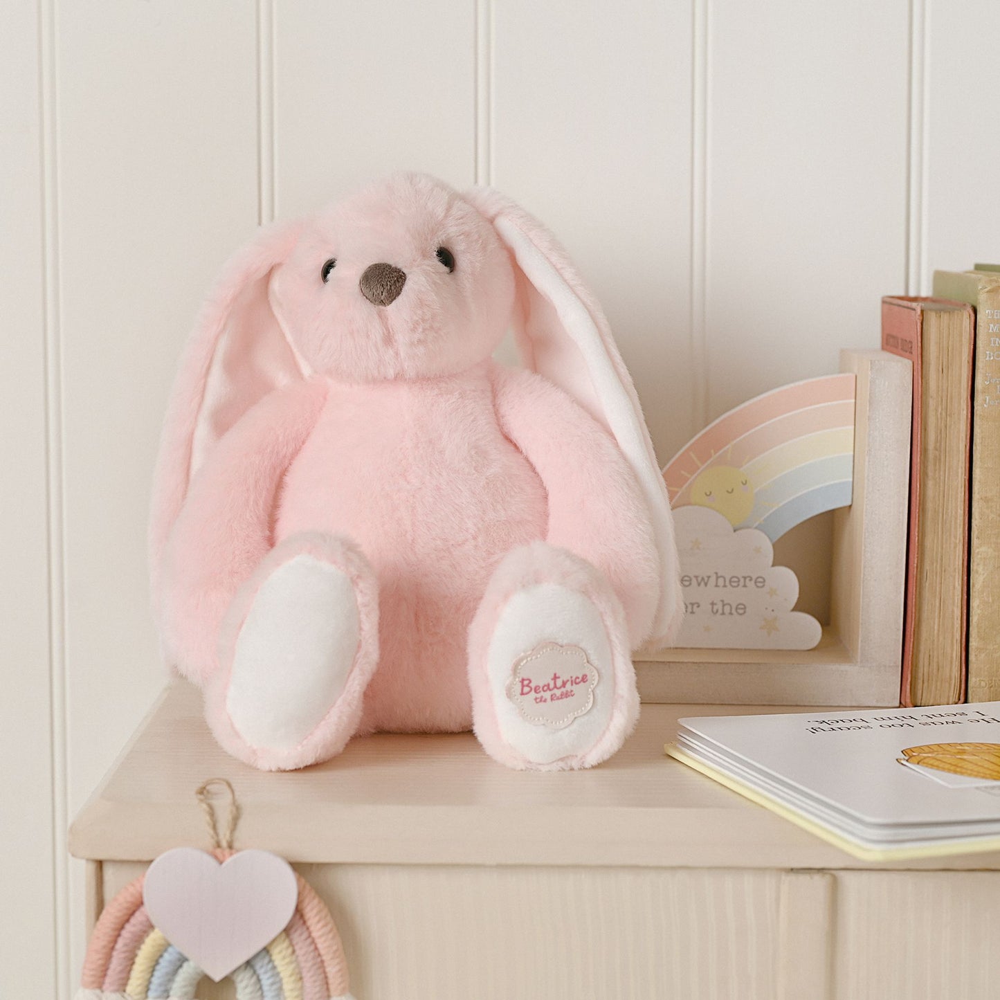Beatrice The Classical Plush Pink Bunny 30cm