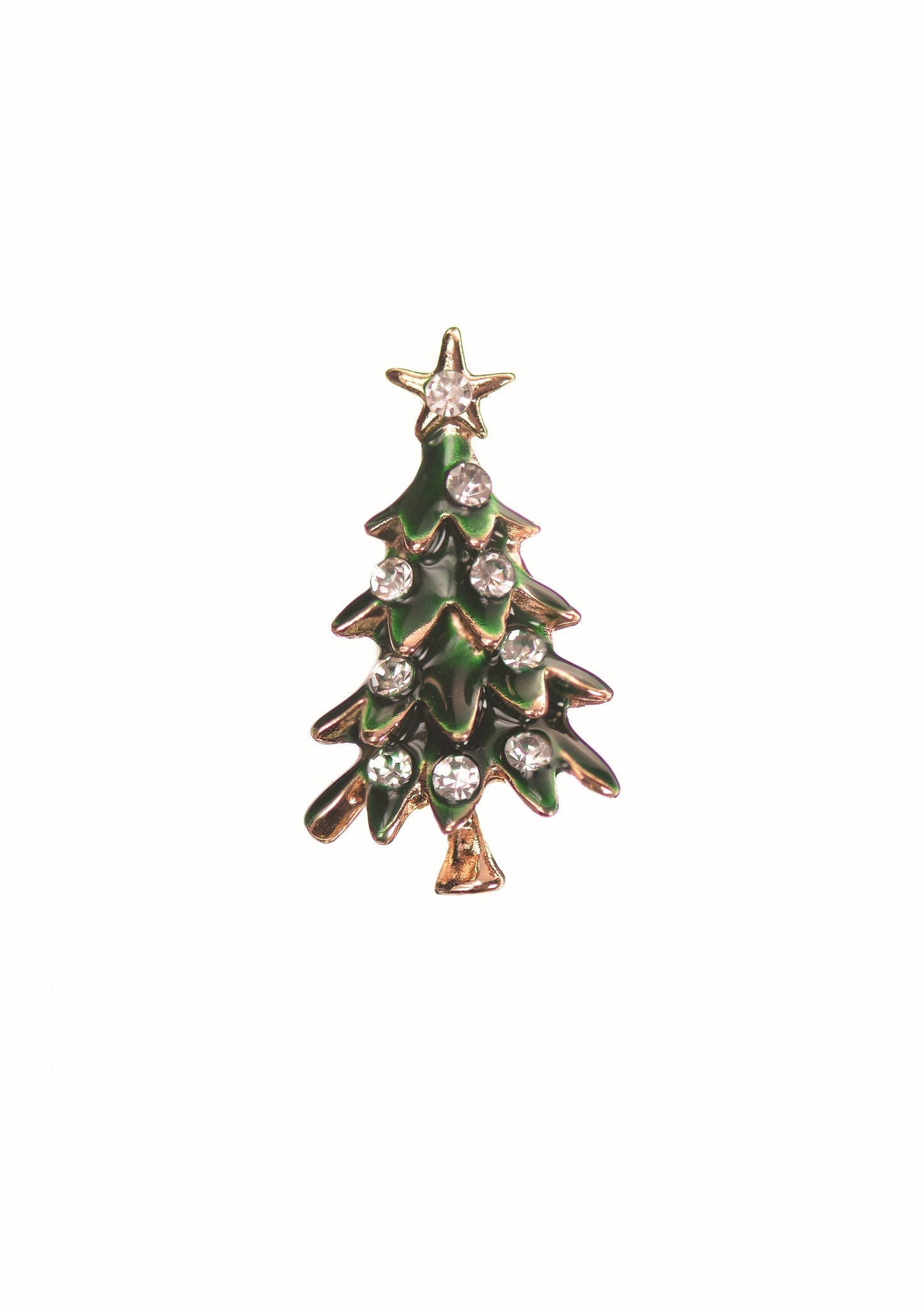 Christmas Tree Brooch Small