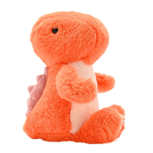 Daphne The Plush Sitting Orange Dinosaur 21cm