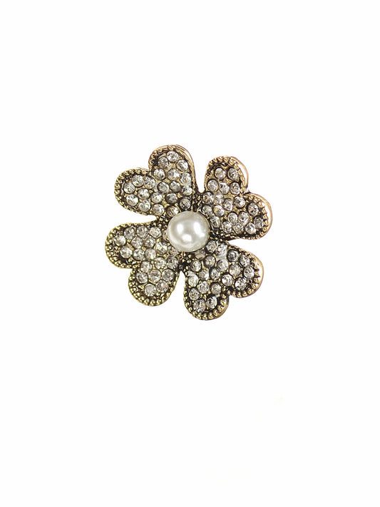 Four Leaf Clover Brooch Small