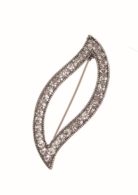 Flame Frame Brooch