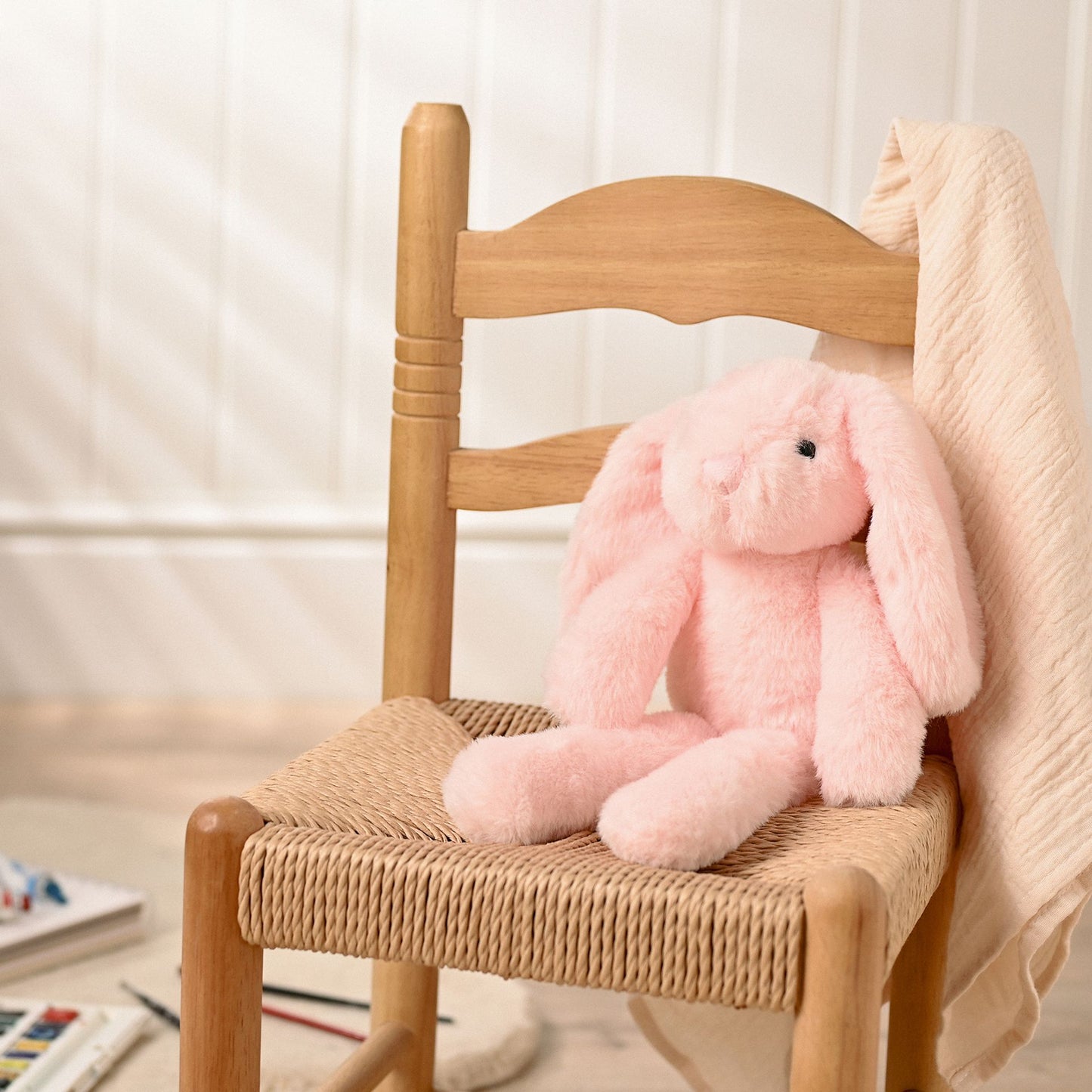 Katie The Plush Long Leg Light Pink Bunny 35cm