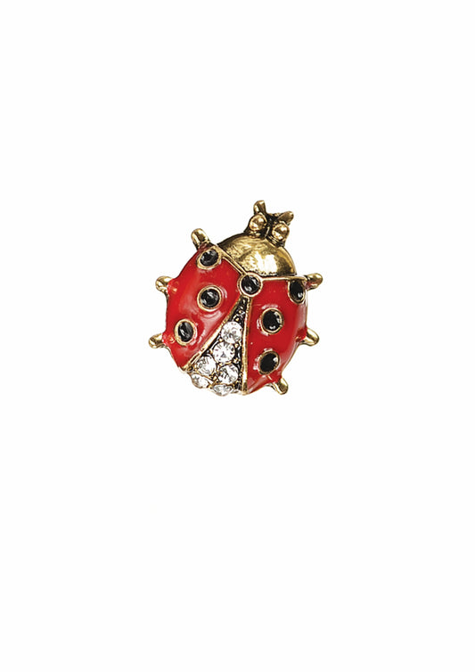 Ladybug Brooch Small