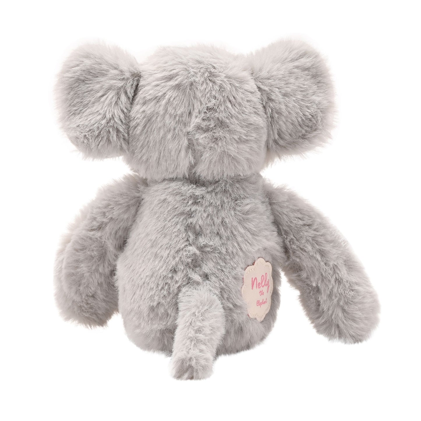 Nelly The Plush Long Leg Grey Elephant 35cm