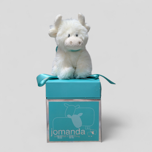 Mini Cream Highland Cow 11cm