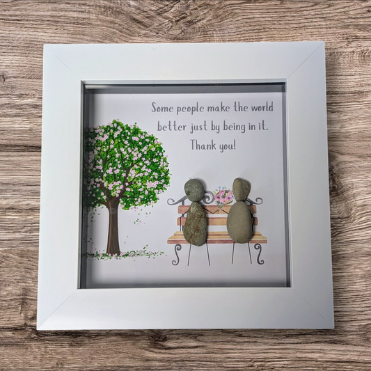 Thank You Pebble Art Frame